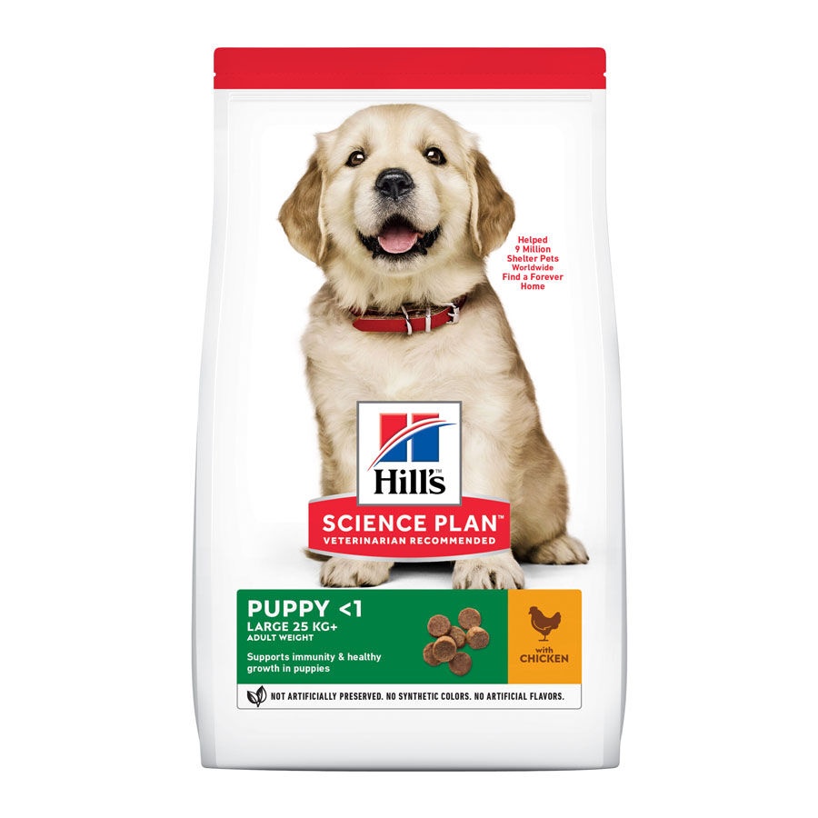 Hill's Science Plan Puppy large Pollo pienso para perros ¡Pack ahorro!
