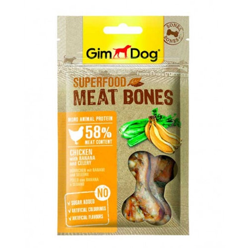 GimDog Bones pollo plátano y apio snack perro image number null