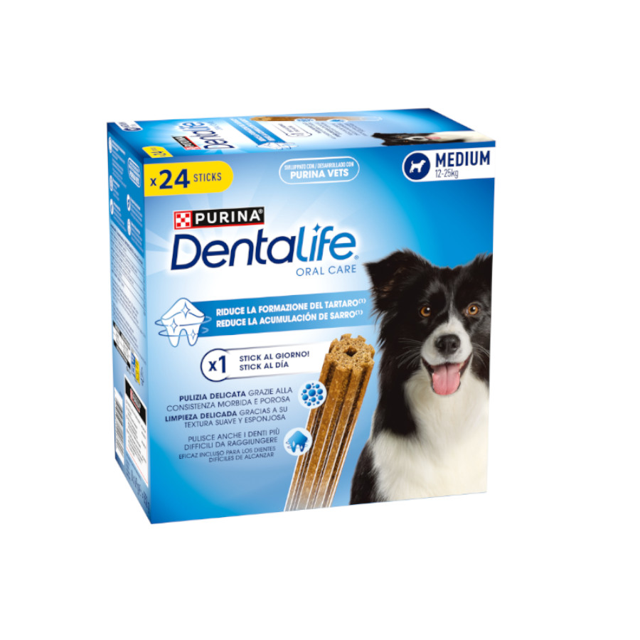 Purina Dentalife – Snack dental para perros medianos Purina DentaLife Daily Oral Care.