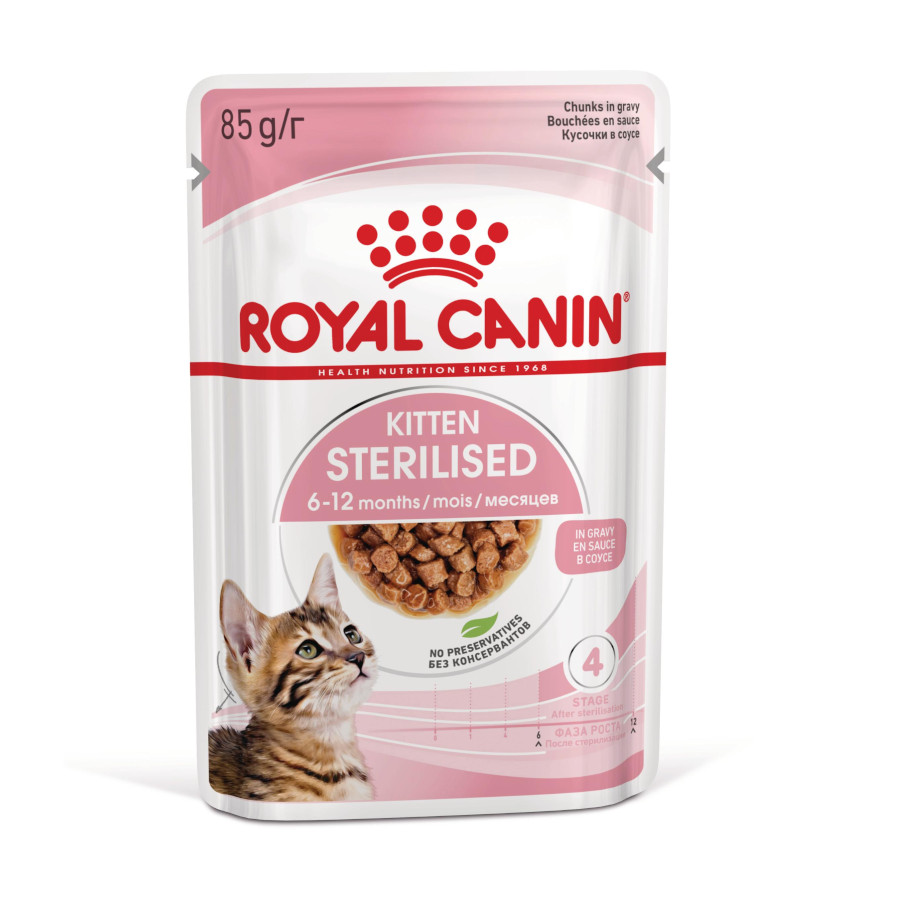 Royal Canin Kitten Sterilised salsa sobre para gatos ¡Pack ahorro!