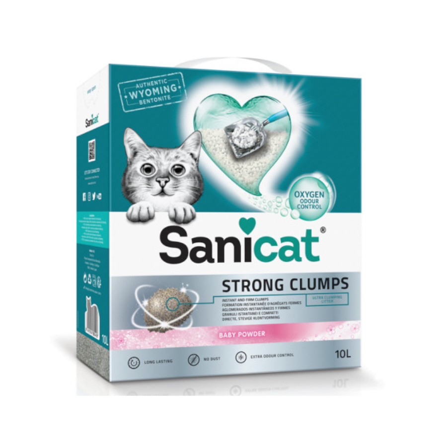 Sanicat Strong Clumps arena aglomerante para gatos, , large image number null