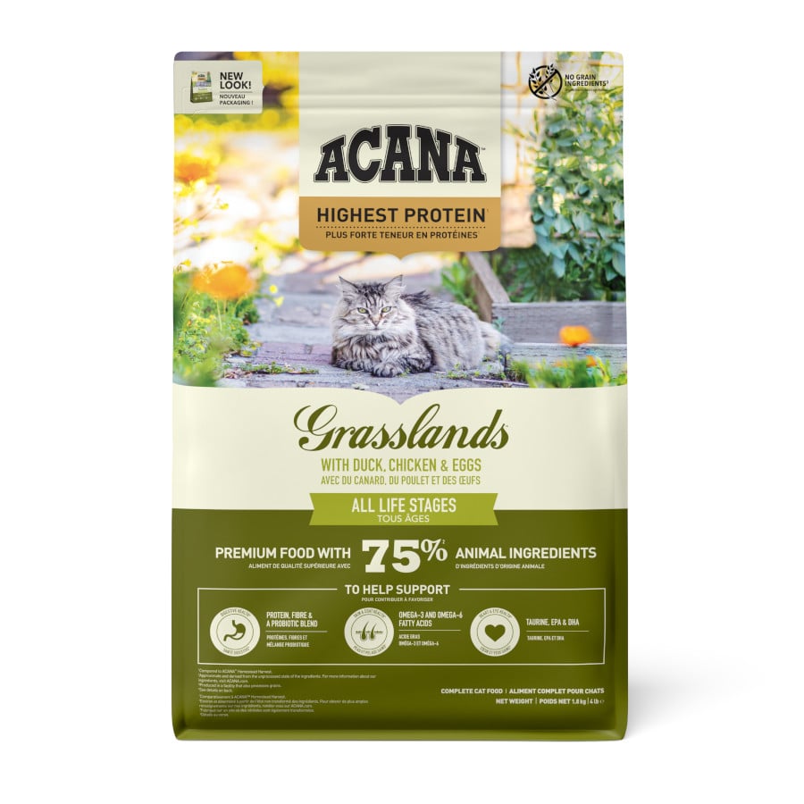 Imagen de Acana Pienso Grasslands para Gatos 4,5 Kg