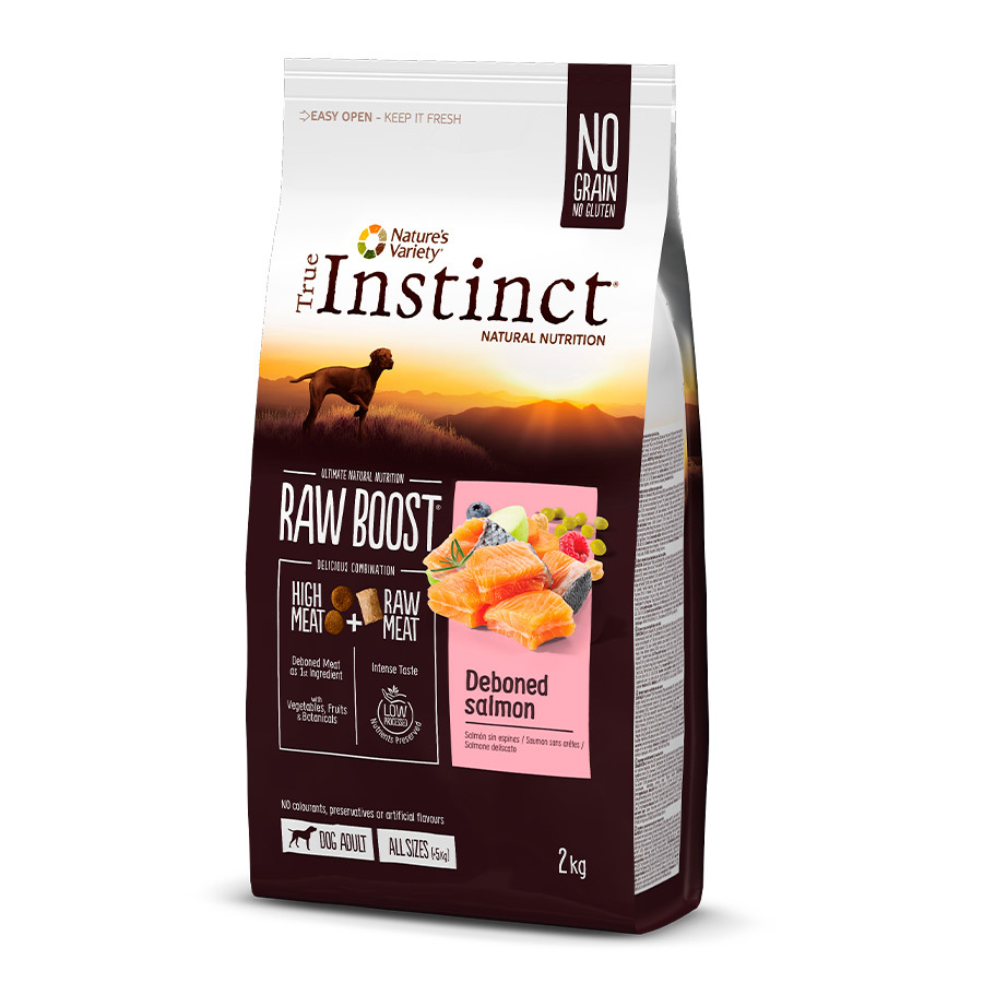 Pienso Con Salmon Para Perros True Instinct Raw Boost Adult Salmón pienso para perros | Kiwoko