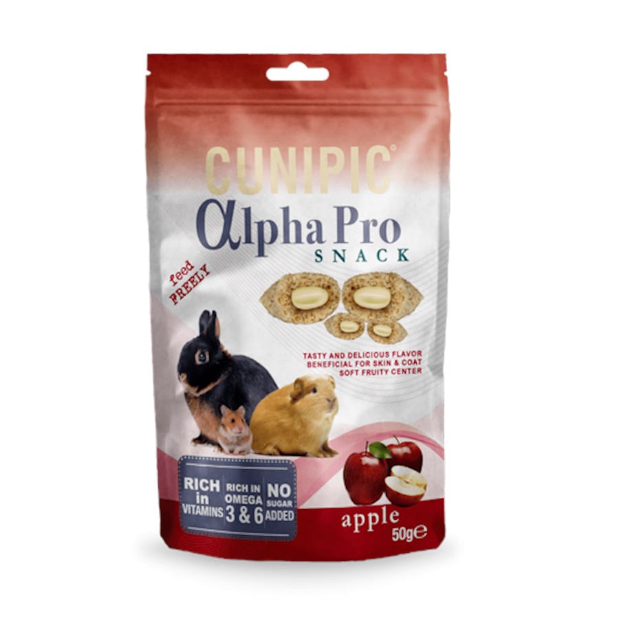 Cunipic Alpha Pro Chuches Manzana para conejos y roedores