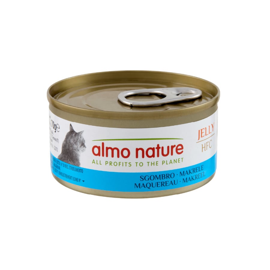 Imagen de Almo Nature HFC caballa lata en gelatina para gatos