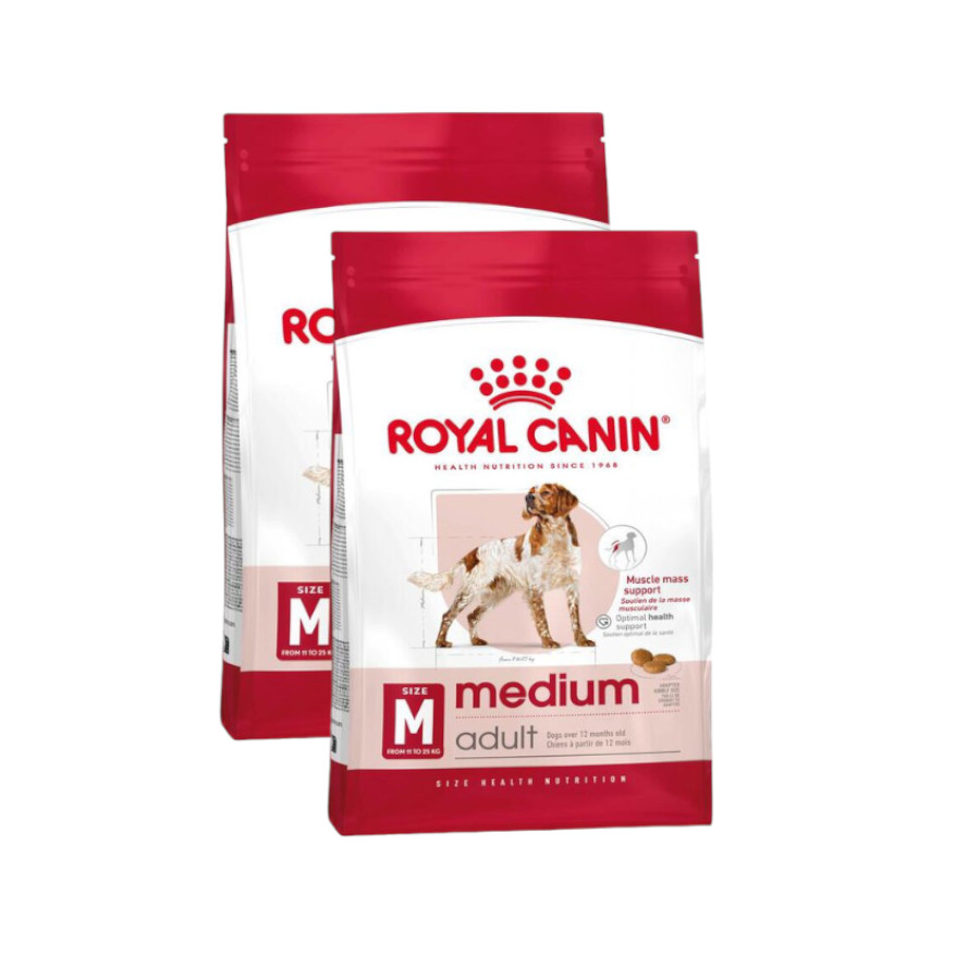 Royal Canin Medium Adult pienso para perros ¡Pack ahorro!