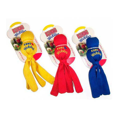 Kong – Juguete Kong para perros Wubba. Azul. Talla S