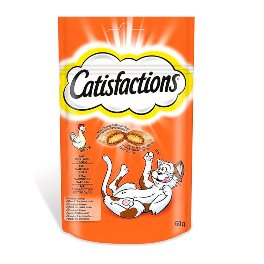 Catisfactions Snacks para gatos Pollo, , large image number null