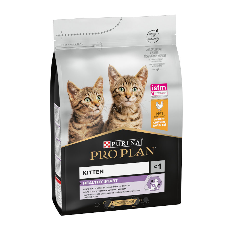 Imagen de Purina Pro Plan Pienso Kitten Healthy Start Pollo para Gatos y Gatitos 3kg