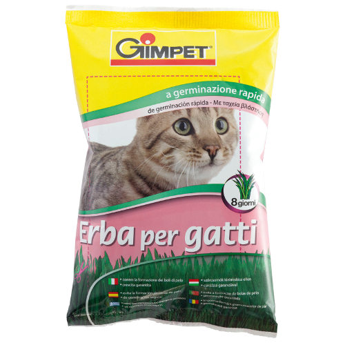 GimPet en bolsa hierba para gatos image number null