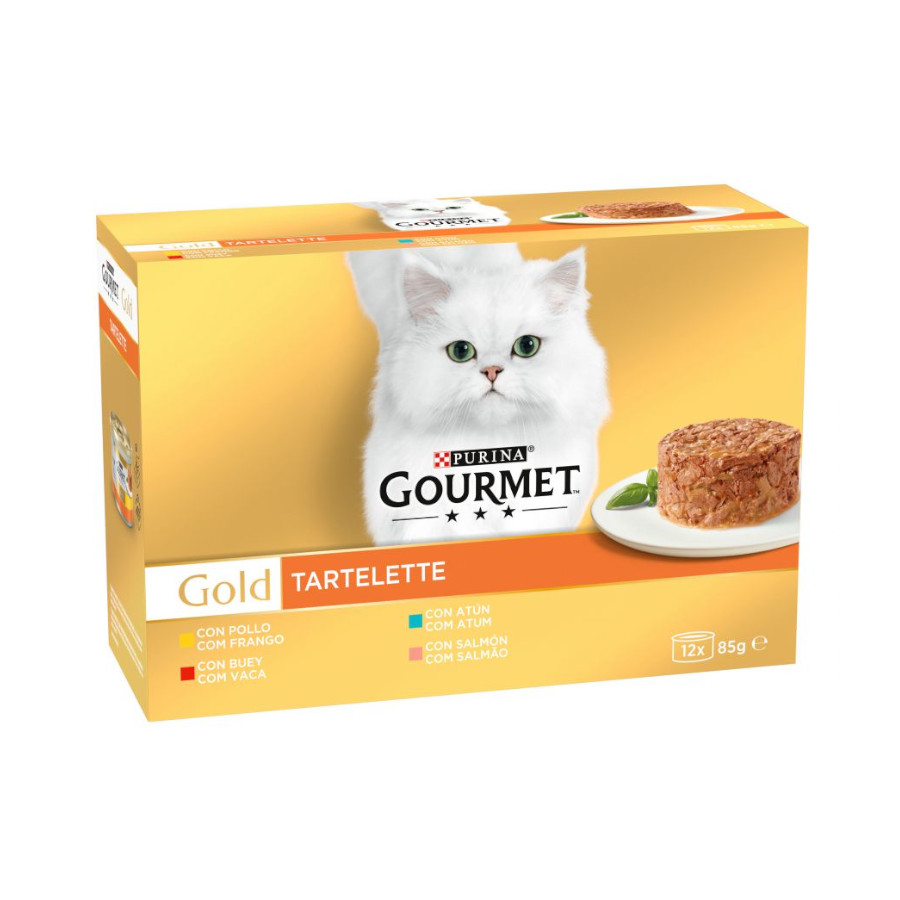 Pack Gourmet Gold Tartelette 12x85 gr