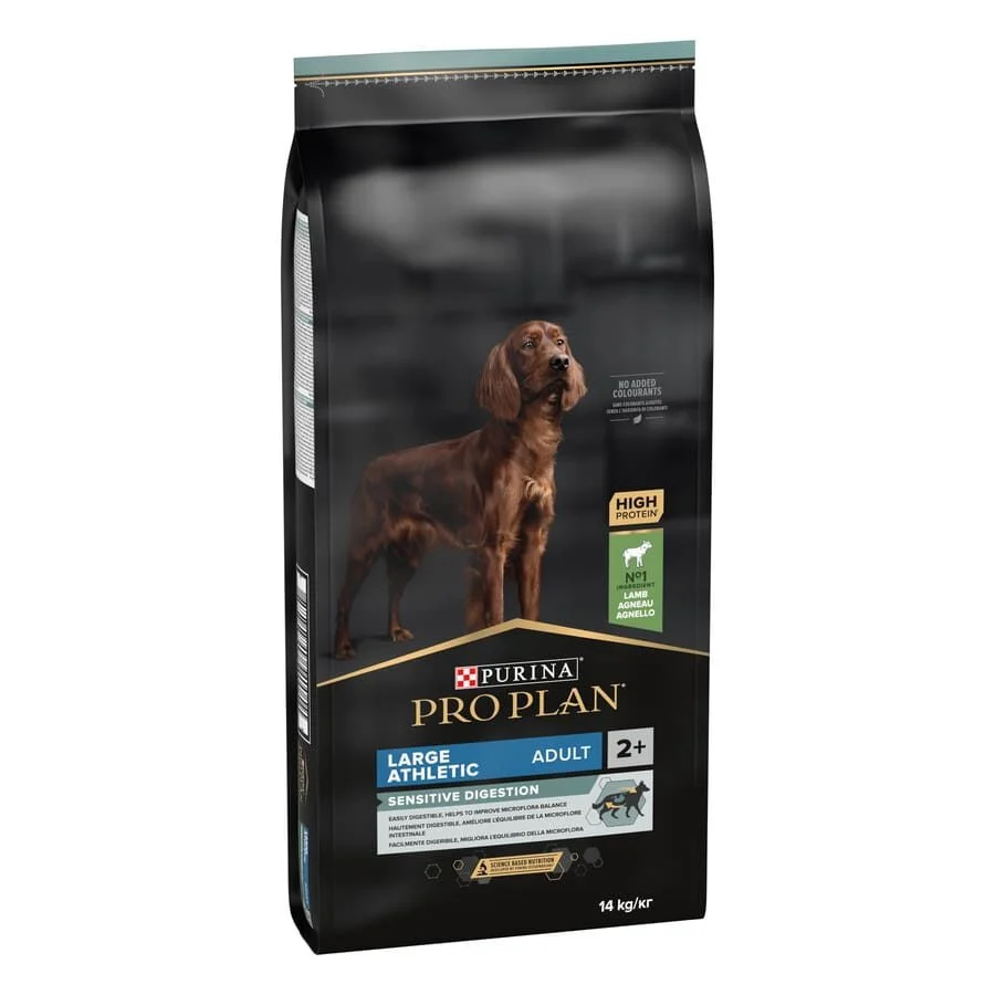 Pro Plan Adult Large Athletic Digestión Cordero pienso para perros ¡Pack ahorro!