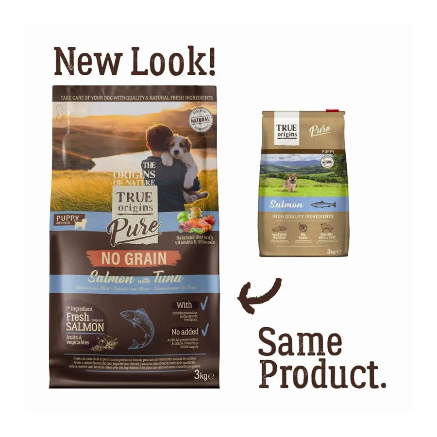 True Origins Pure Puppy Salmón pienso para cachorros ¡Pack ahorro!