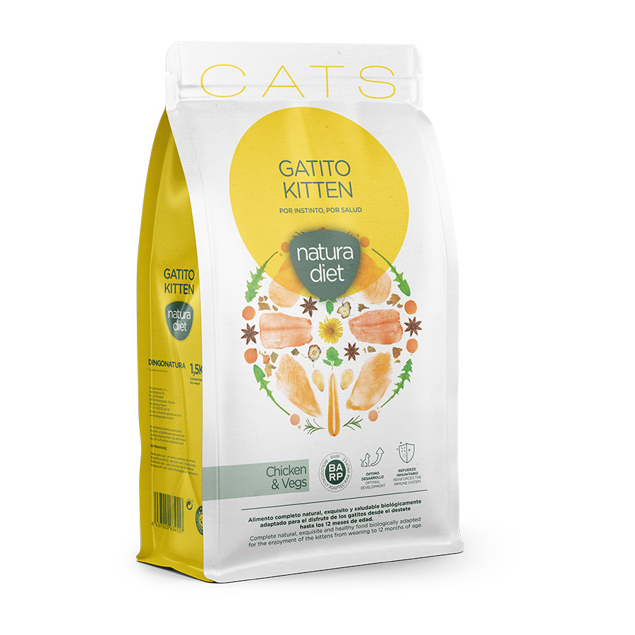 Imagen de Natura Diet Pienso Kitten Pollo para Gatos y Gatitos 3kg