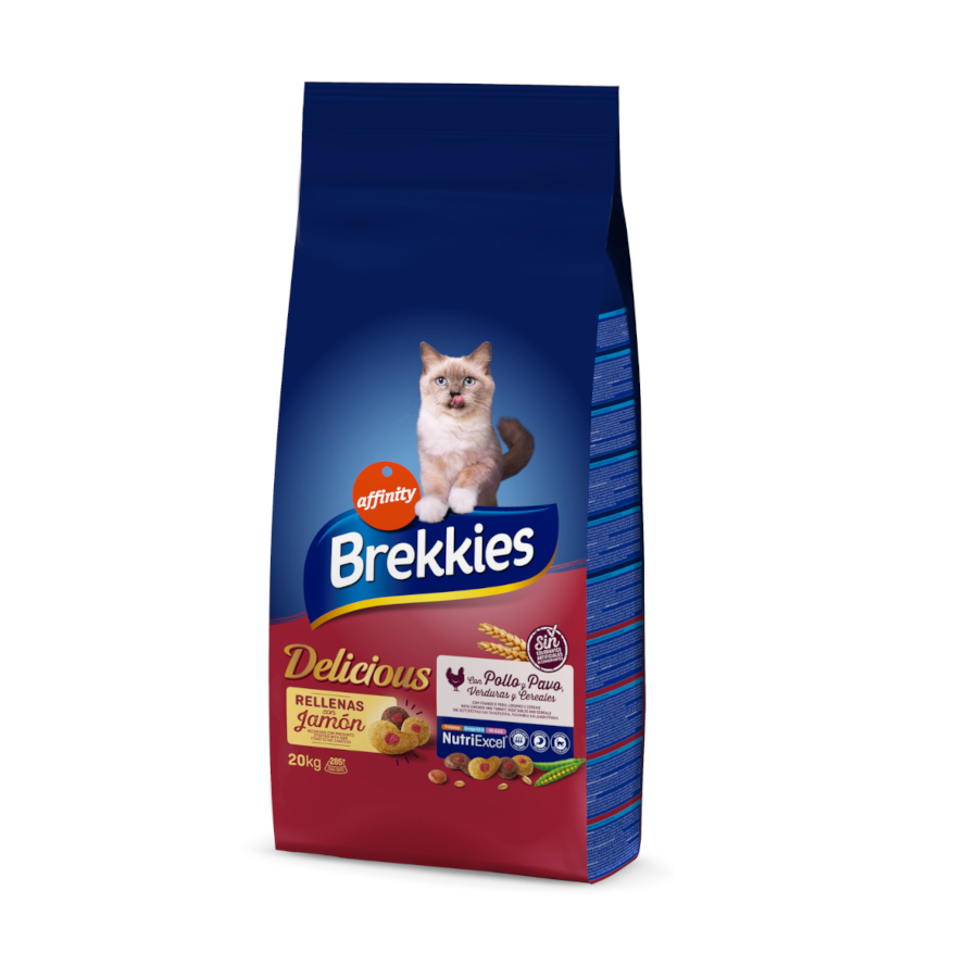 Imagen de Affinity Brekkies Delicious Pollo y Pavo pienso para gatos