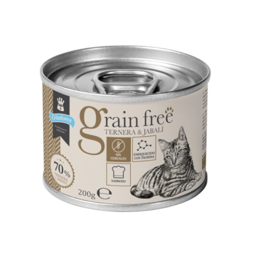 Imagen de Criadores Adulto Grain Free Ternera y Jabalí lata para gatos