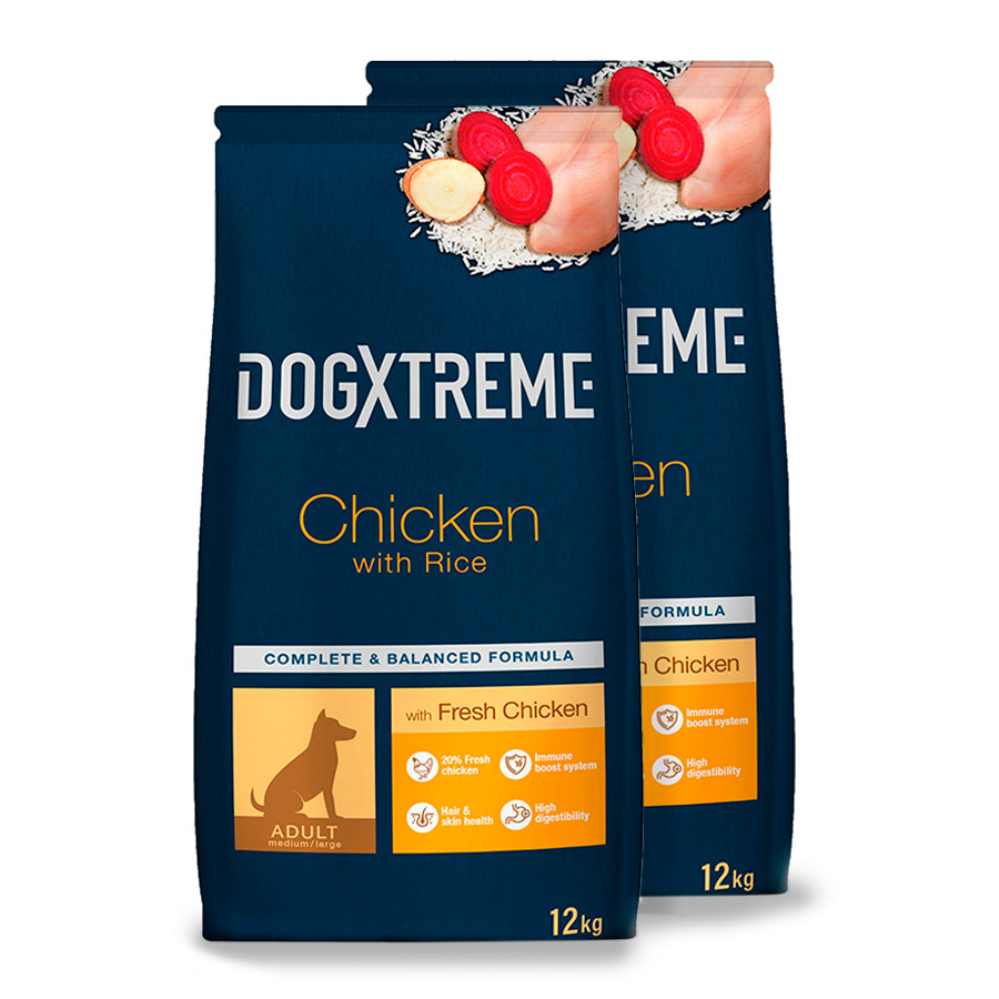 Pienso Dogxtreme pollo Pack Ahorro 12Kg image number null