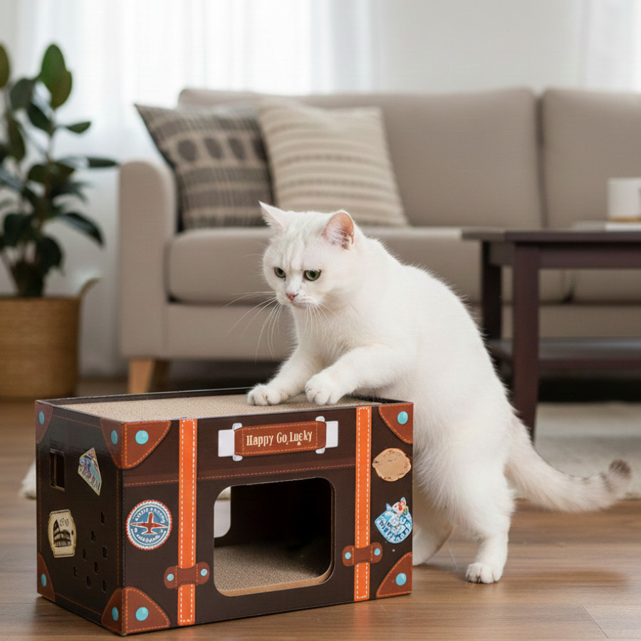 All For Paws Vintage Rascador Lucky Scrat para gatos