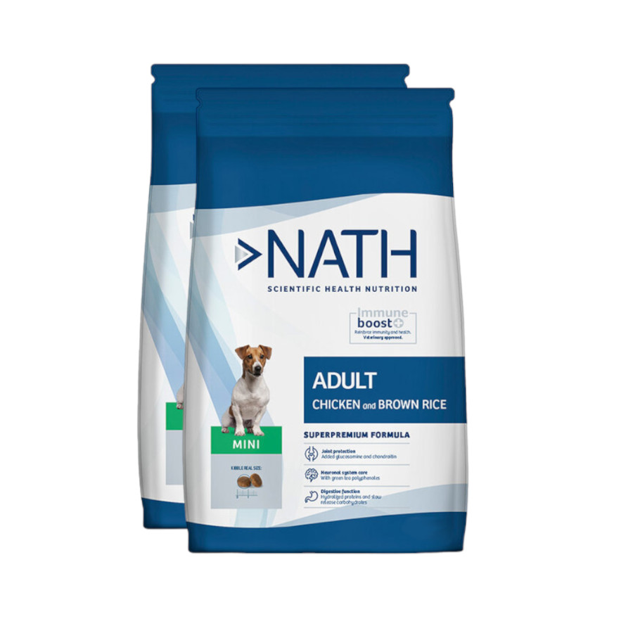 Nath Adult Mini Pollo pienso para perros ¡Pack ahorro!