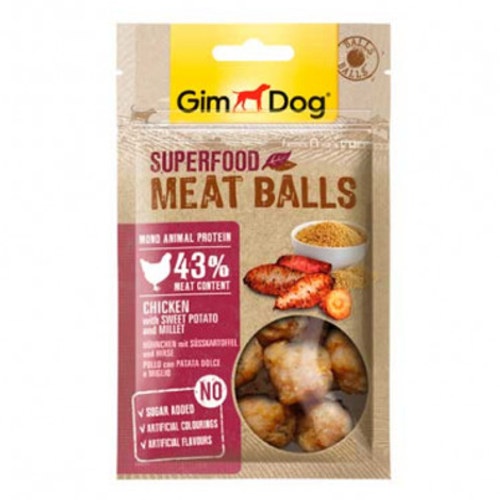 GimDog Balls de pollo y batata para perros image number null
