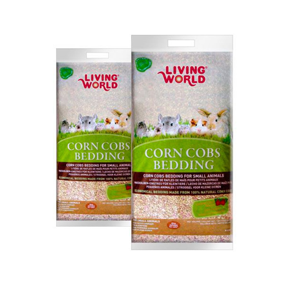 Living World Corn Cobs Bedding Lecho para roedores , , large image number null