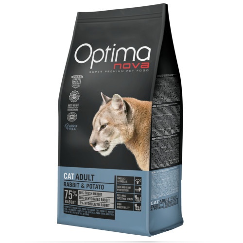 Optima Nova – Pienso para gatos adultos conejo y patata Optima Nova.