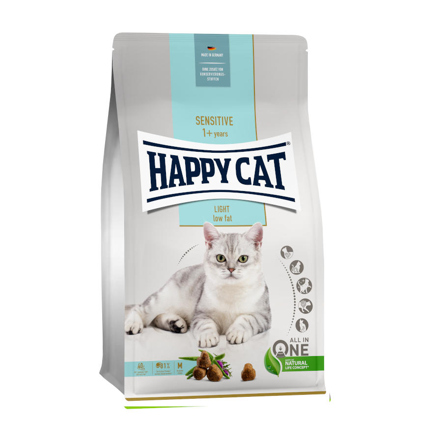Happy Cat Adult Sensitive Light pienso , , large image number null