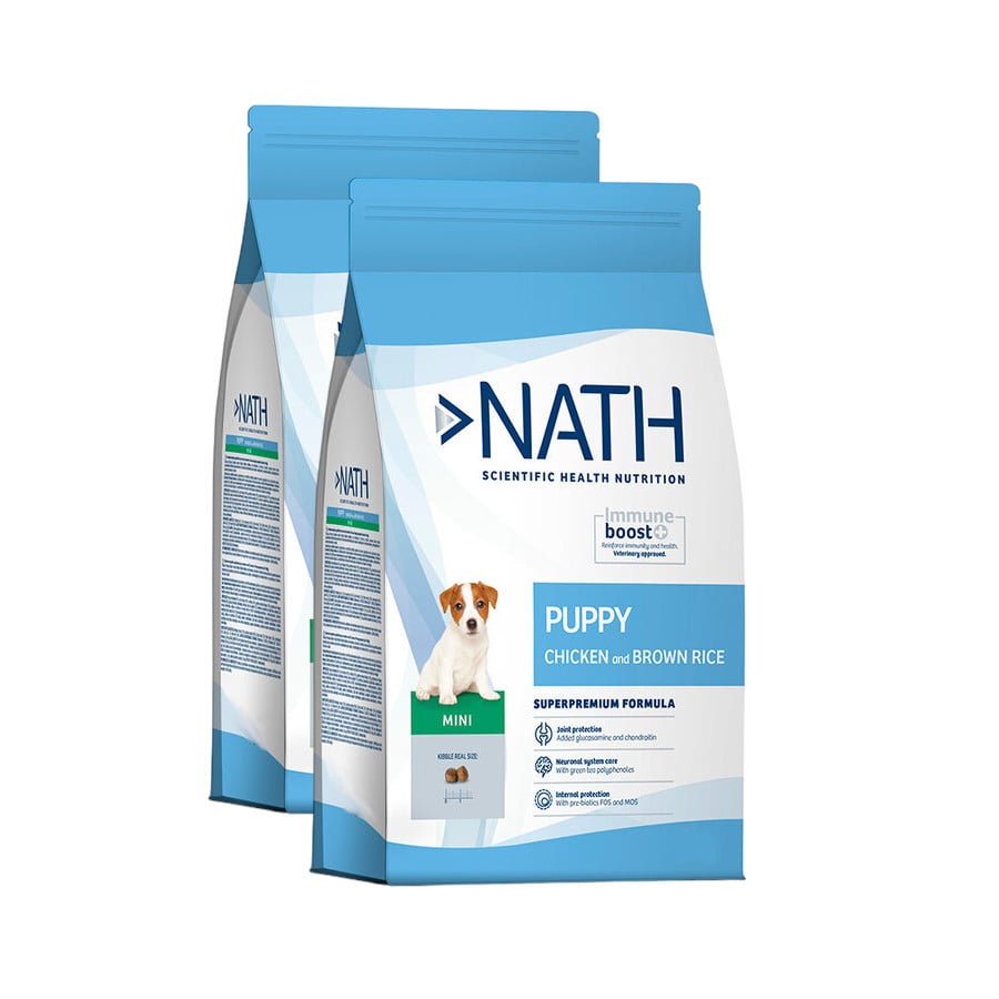 Nath Puppy Mini Pollo pienso para perros ¡Pack ahorro!