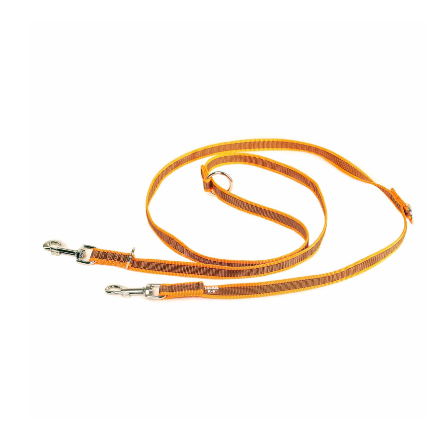 Imagen de Julius K9 Ramal Color & Gray Goma Entrelazada 20 mm, Color: naranja