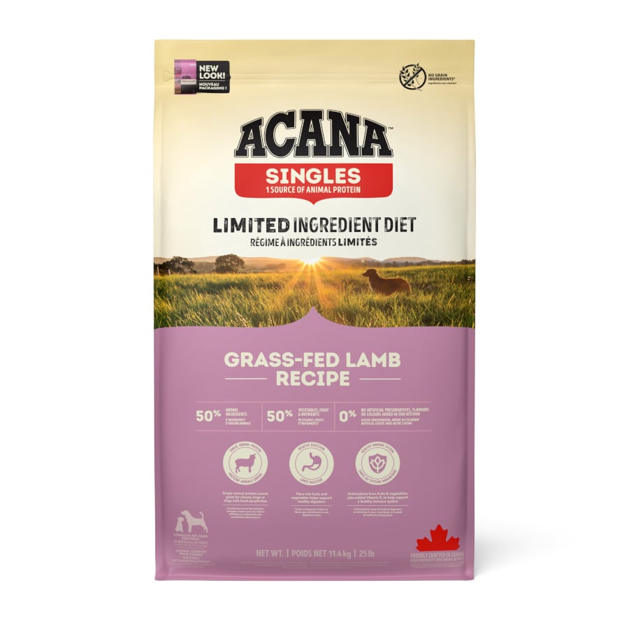 Acana – Pienso para perro Grass Fed Lamb sabor cordero Acana. 11,4 kg