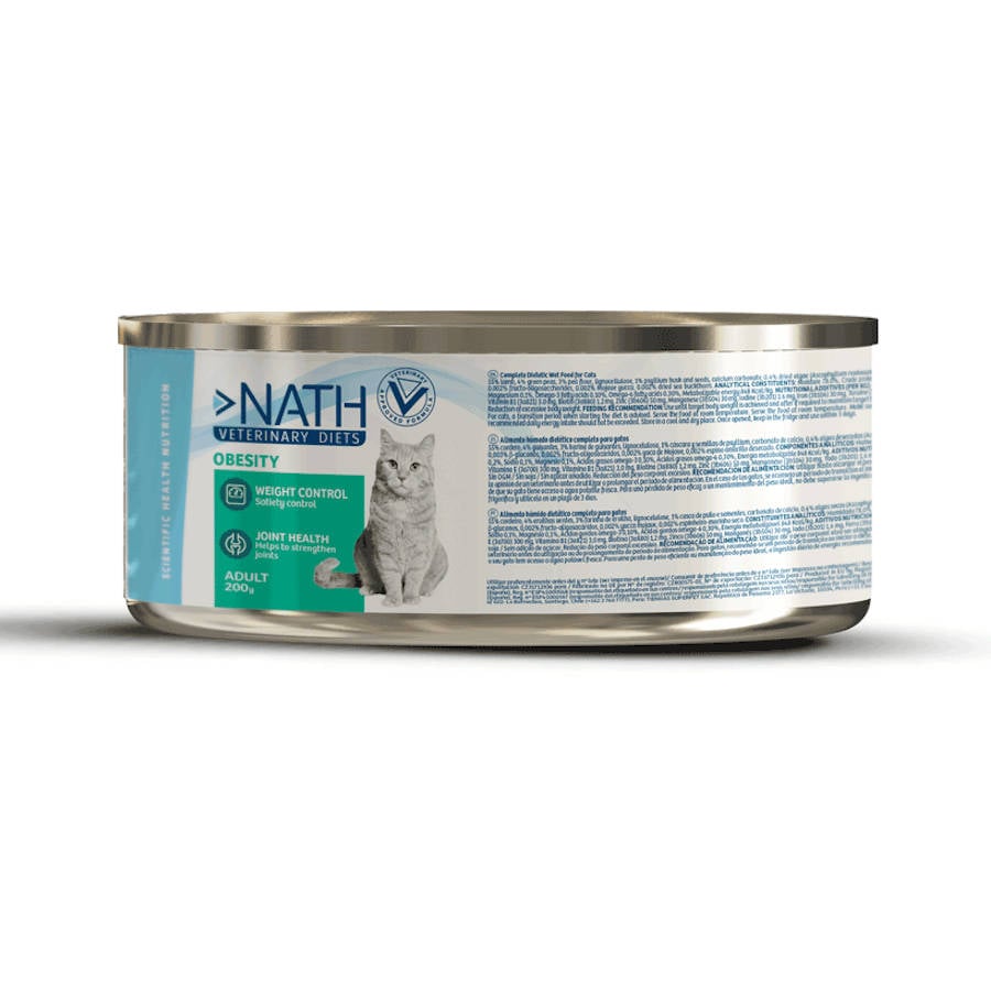 Nath Veterinary Diets Obesity Cordero lata para gatos ¡Pack ahorro!