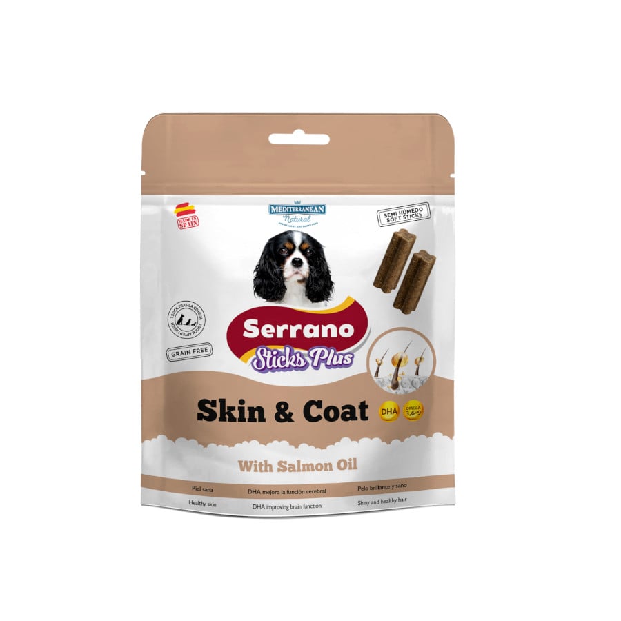 14 barritas Serrano Palitos Functional Skin & Coat para perros