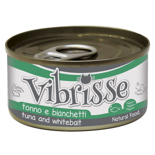 Imagen de Vibrisse Comida Húmeda para Gatos de Atún y Chanquetes