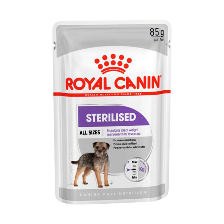 Royal Canin – Comida húmeda para perros adultos Royal Canin Sterilised All Sizes.
