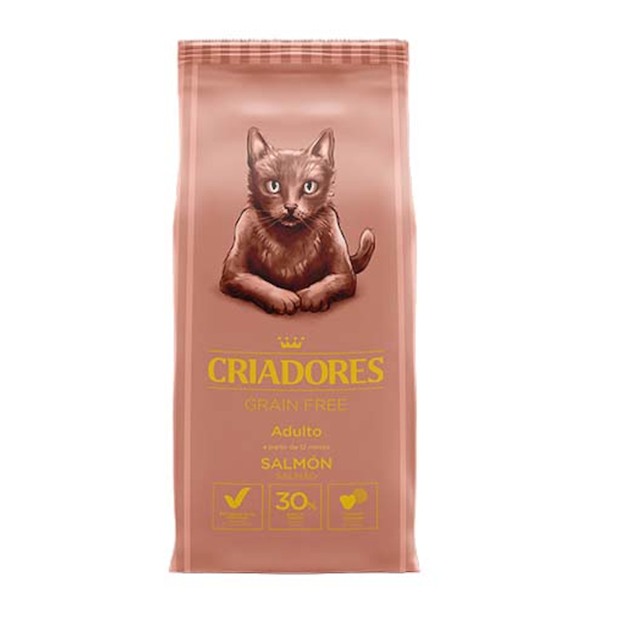 Imagen de Criadores Adulto Grain Free Salmón pienso para gatos