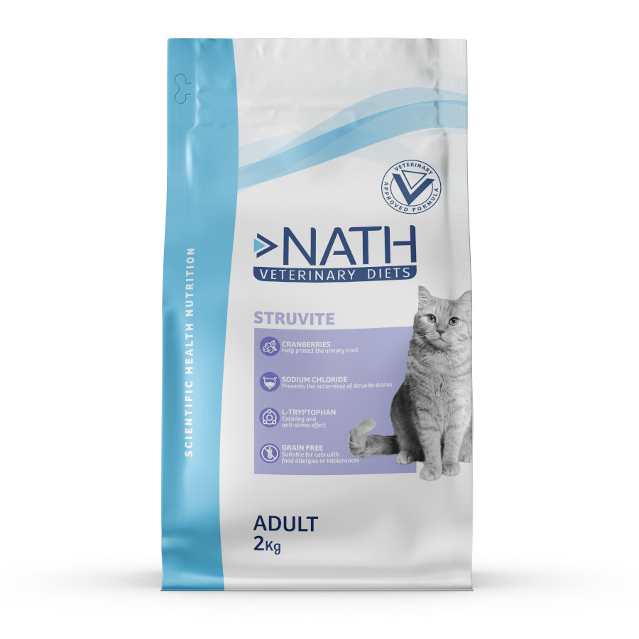 Nath Veterinary Diets Struvite pienso para gatos ¡Pack ahorro!