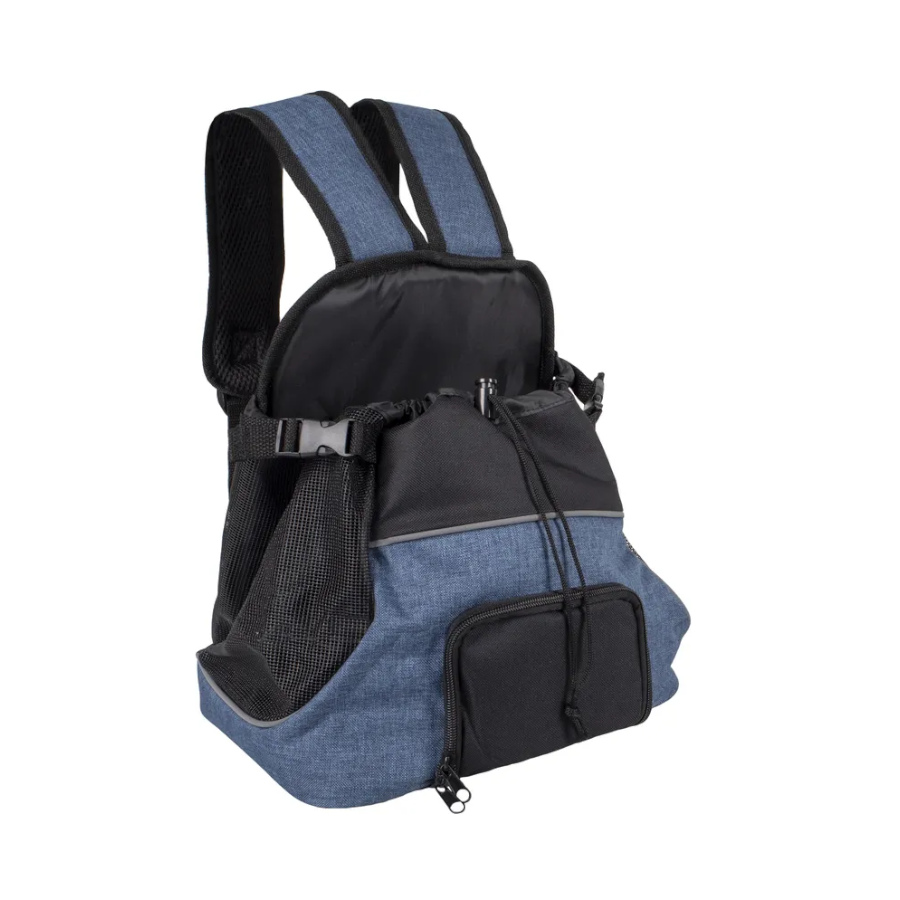 Imagen de Flamingo Sybil Mochila Frontal Azul para mascotas