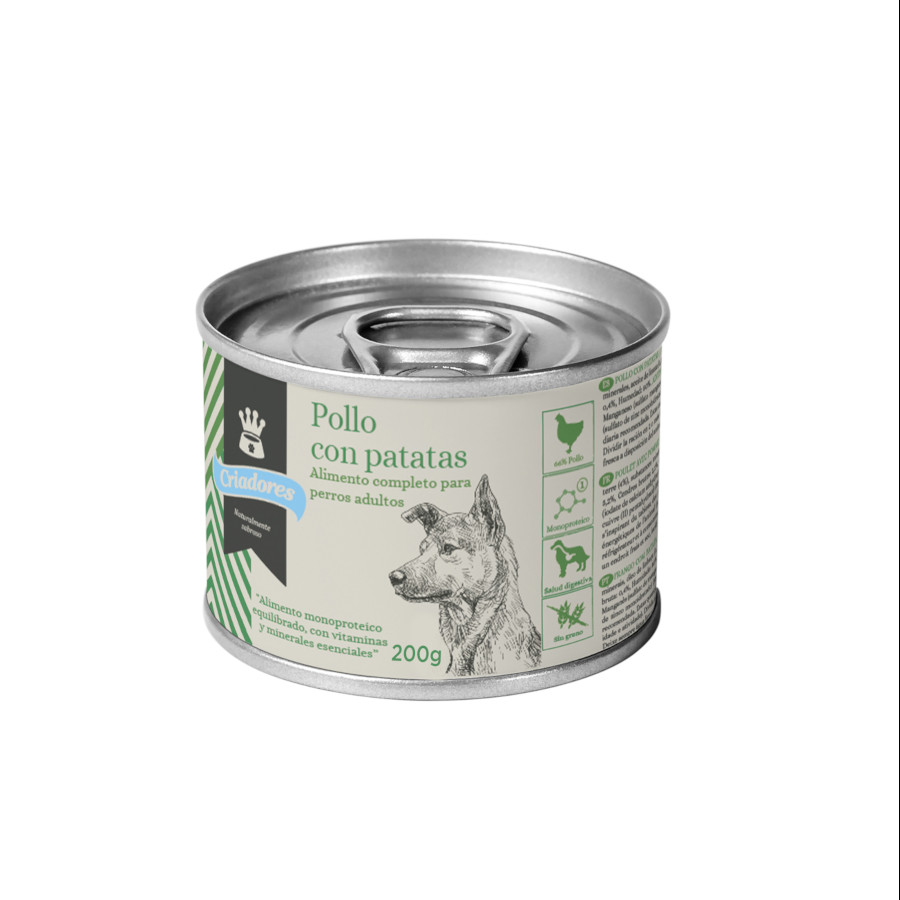 Imagen de Criadores Adulto Pollo y Patatas lata para perros