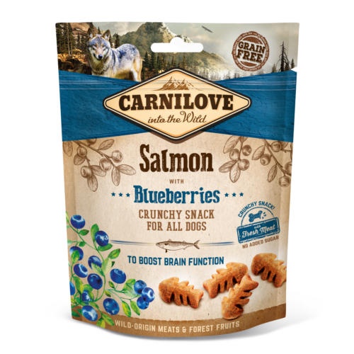 Carnilove Crunchy Snack Salmón con arndanos
