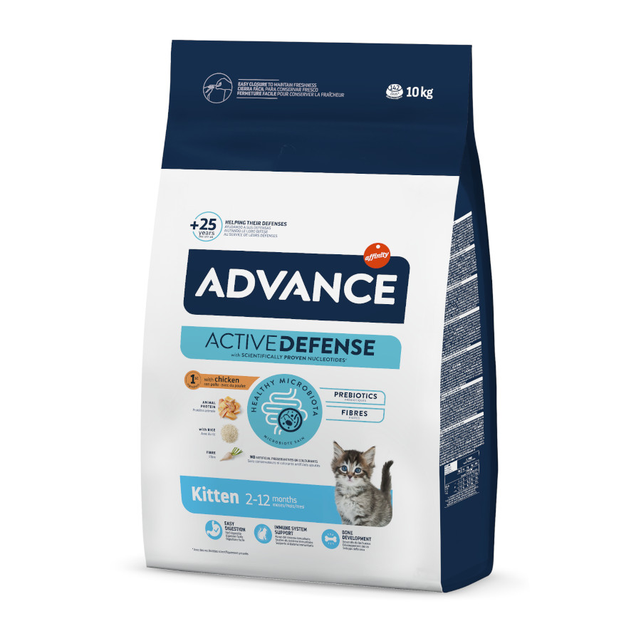Advance – Pienso para gatitos Advance pollo y arroz.
