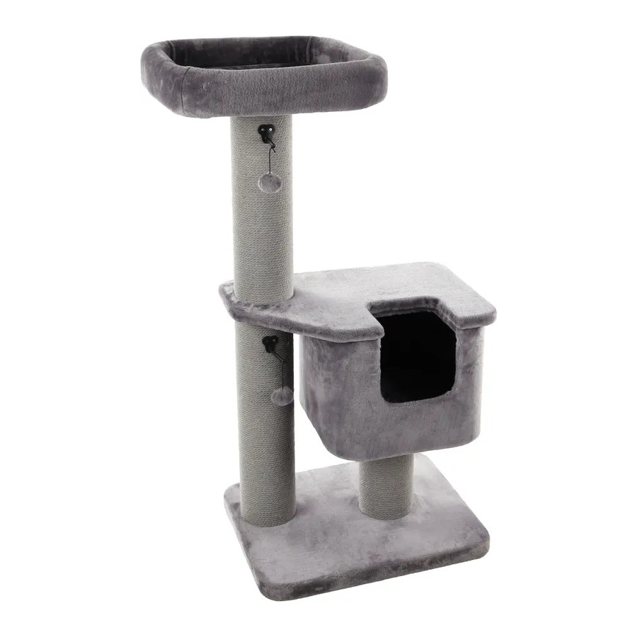 Imagen de Flamingo Viola Árbol Rascador con cueva para gatos