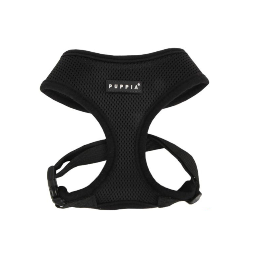 Imagen de Puppia Soft Arnés Negro para perros