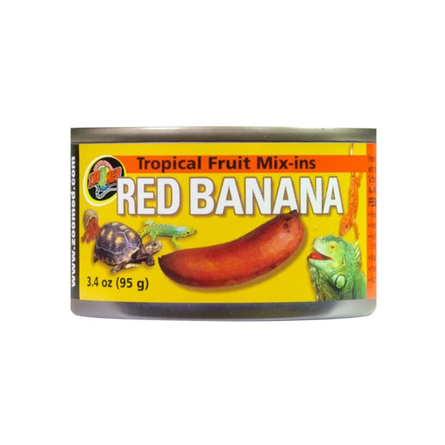 Zoo Med Fruta Tropical Plátano Rojo para reptiles