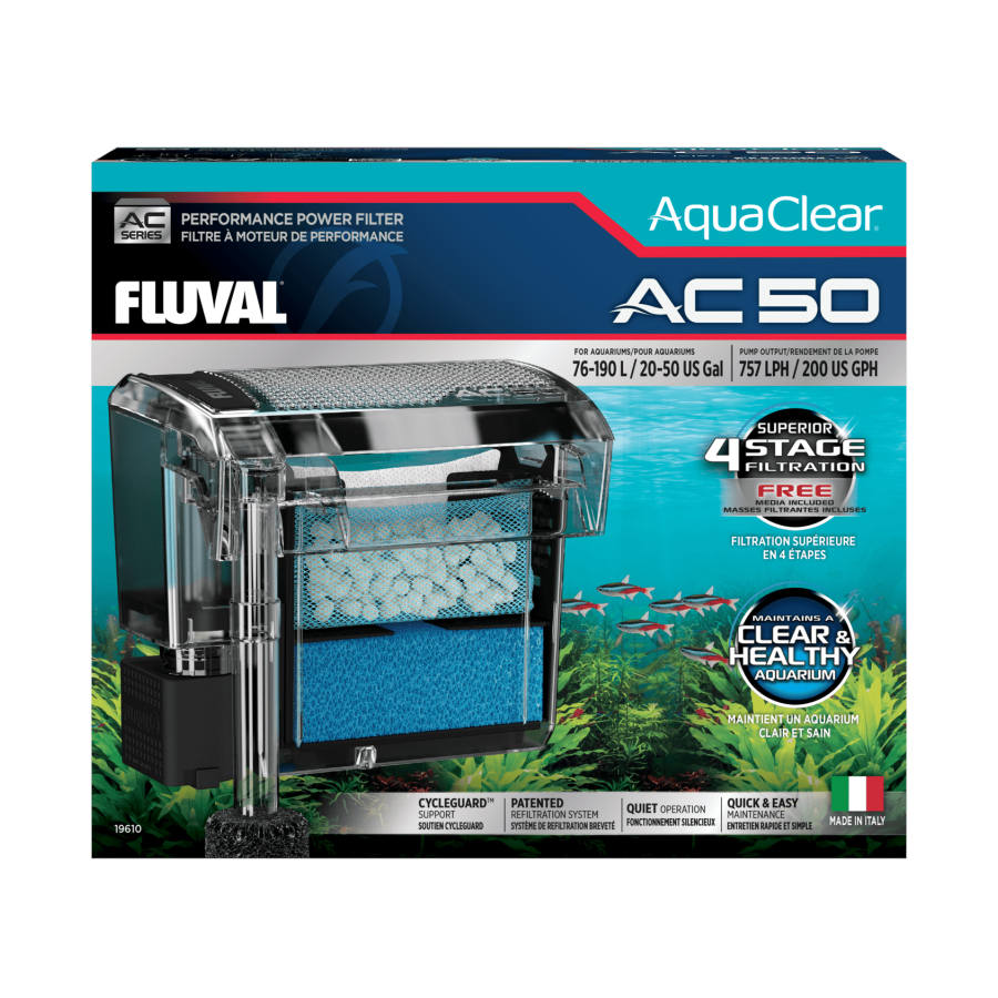 0.9 KG Fluval AquaClear AC Filtro Mochila para acuarios