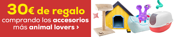 Compra nuestra accesorios más Animal Lovers y consigue 30€ de regalo en el formato de 3 cupones de 10€ de descuento